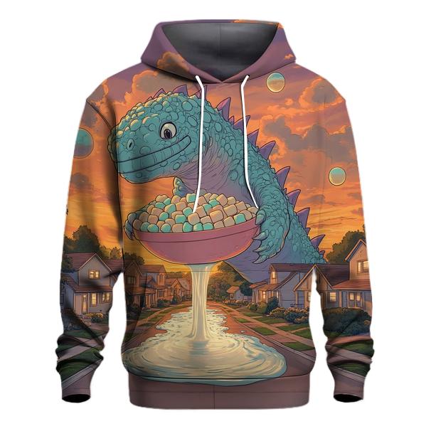 Suburban Kaiju Breakfast Parade hoodie styles