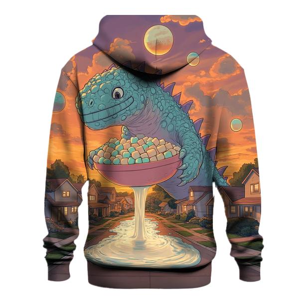Suburban Kaiju Breakfast Parade hoodie styles