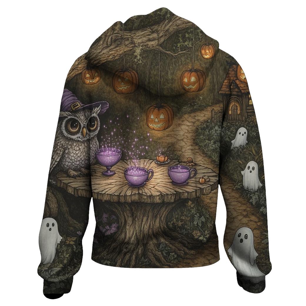 Enchanted Forest Tea Party Haunted Style printed hoodies