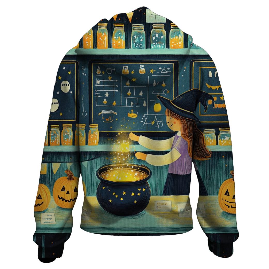 Secret Classroom Halloween Laboratory printed hoodies