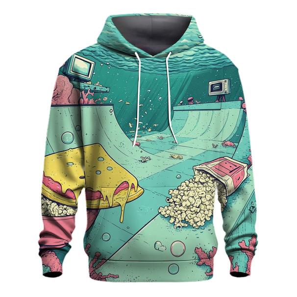 Skatepark Underwater Snack Attack hoodies fashion