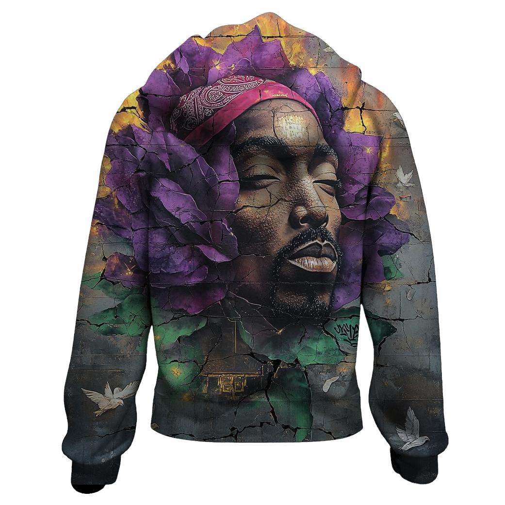 Tupac Rose In The Concrete Jungle hoodie trends