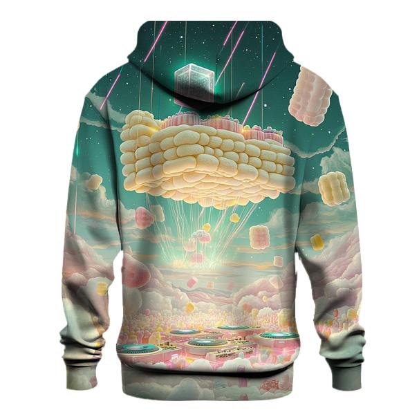 Marshmallow Cloud DJ Stage printed hoodies