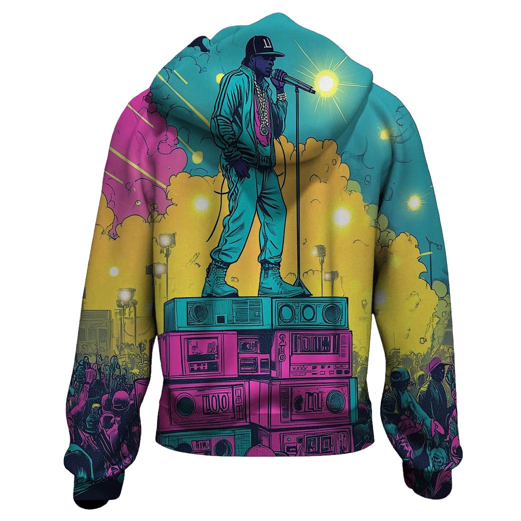 LL Cool J Neon Block Party Arena hoodie trends