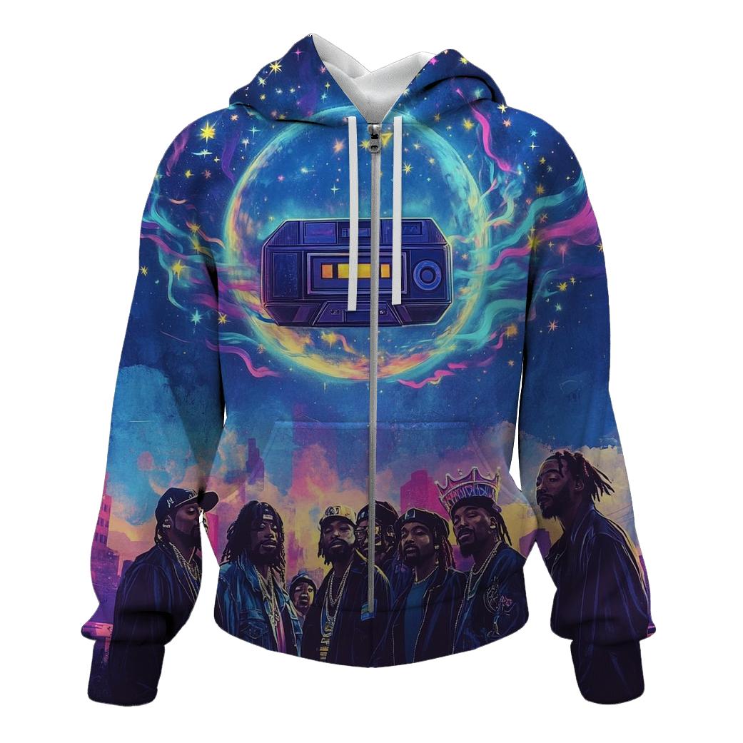 Golden Era Cypher Under The Boombox Moon hoodie designs