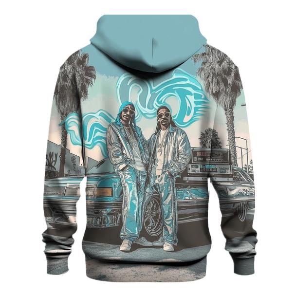 West Coast Lowrider Groove With Snoop And Dre zip-up hoodies