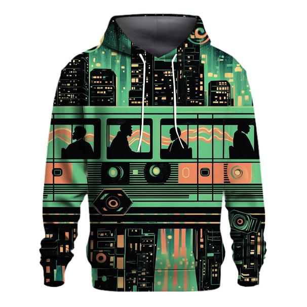A Tribe Called Quest Midnight Metro Ride graphic hoodies