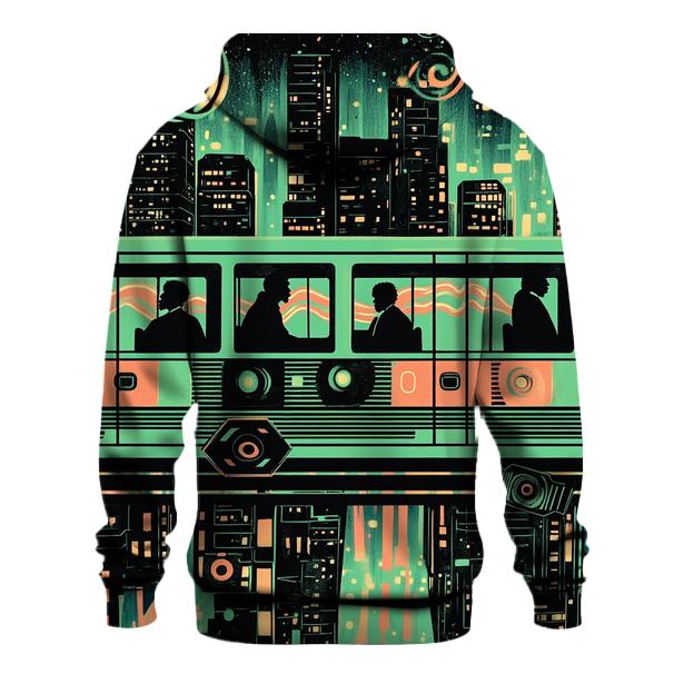 A Tribe Called Quest Midnight Metro Ride graphic hoodies