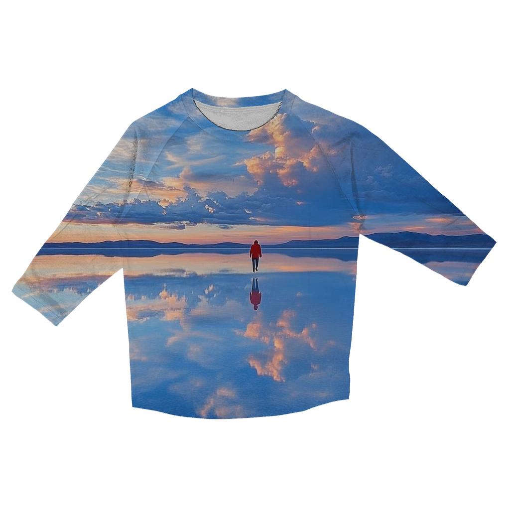 Salar De Uyuni Mirror Desert stylish quarter sleeve tops