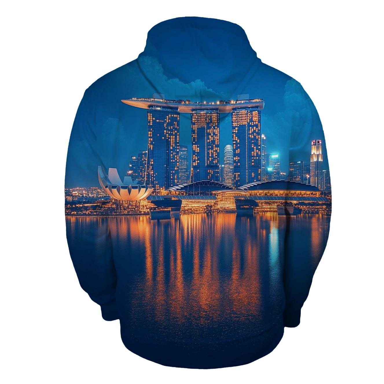 Marina Bay Sands Singapore Skyline hoodie trends