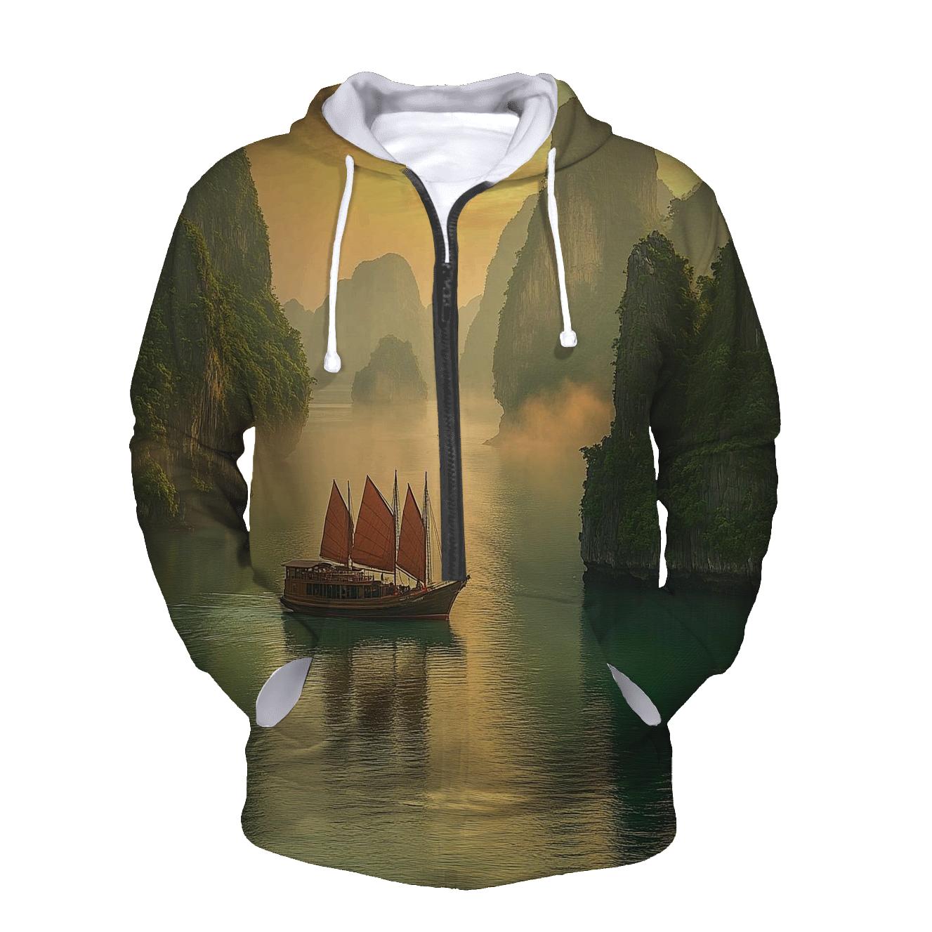 Ha Long Bay Limestone Isles heavyweight hoodies
