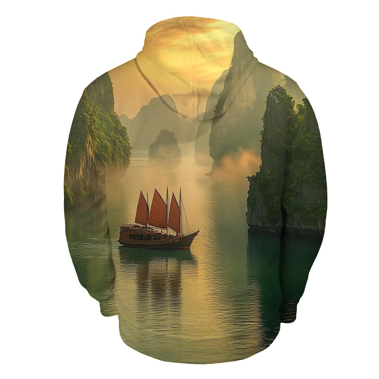 Ha Long Bay Limestone Isles heavyweight hoodies
