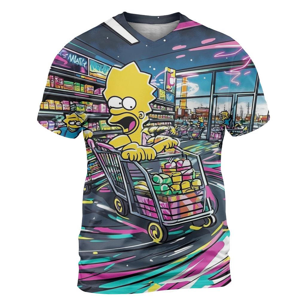 Kwik E Mart Midnight Rush unique graphic print tees