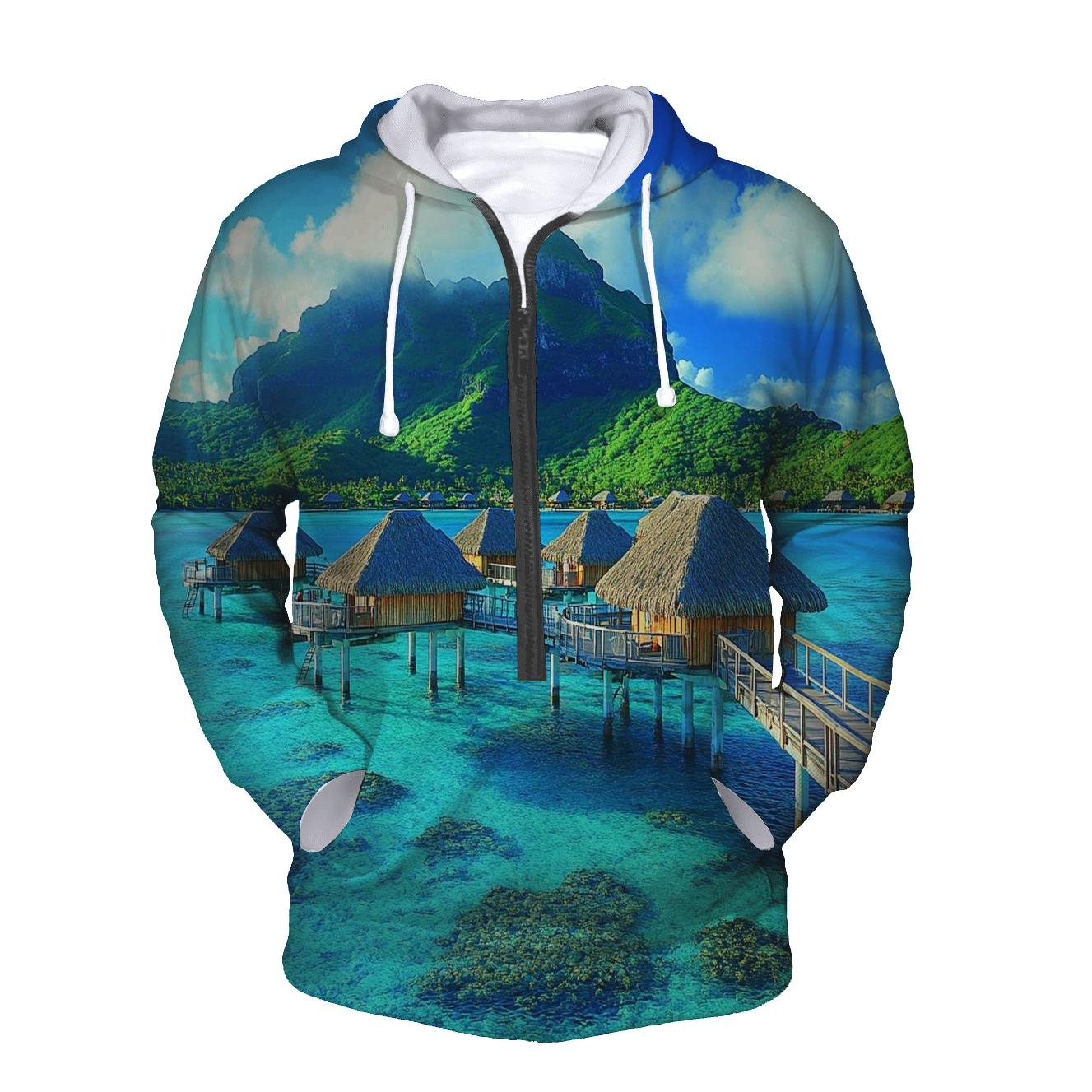 Bora Bora Lagoon Overwater Villas designer hoodies