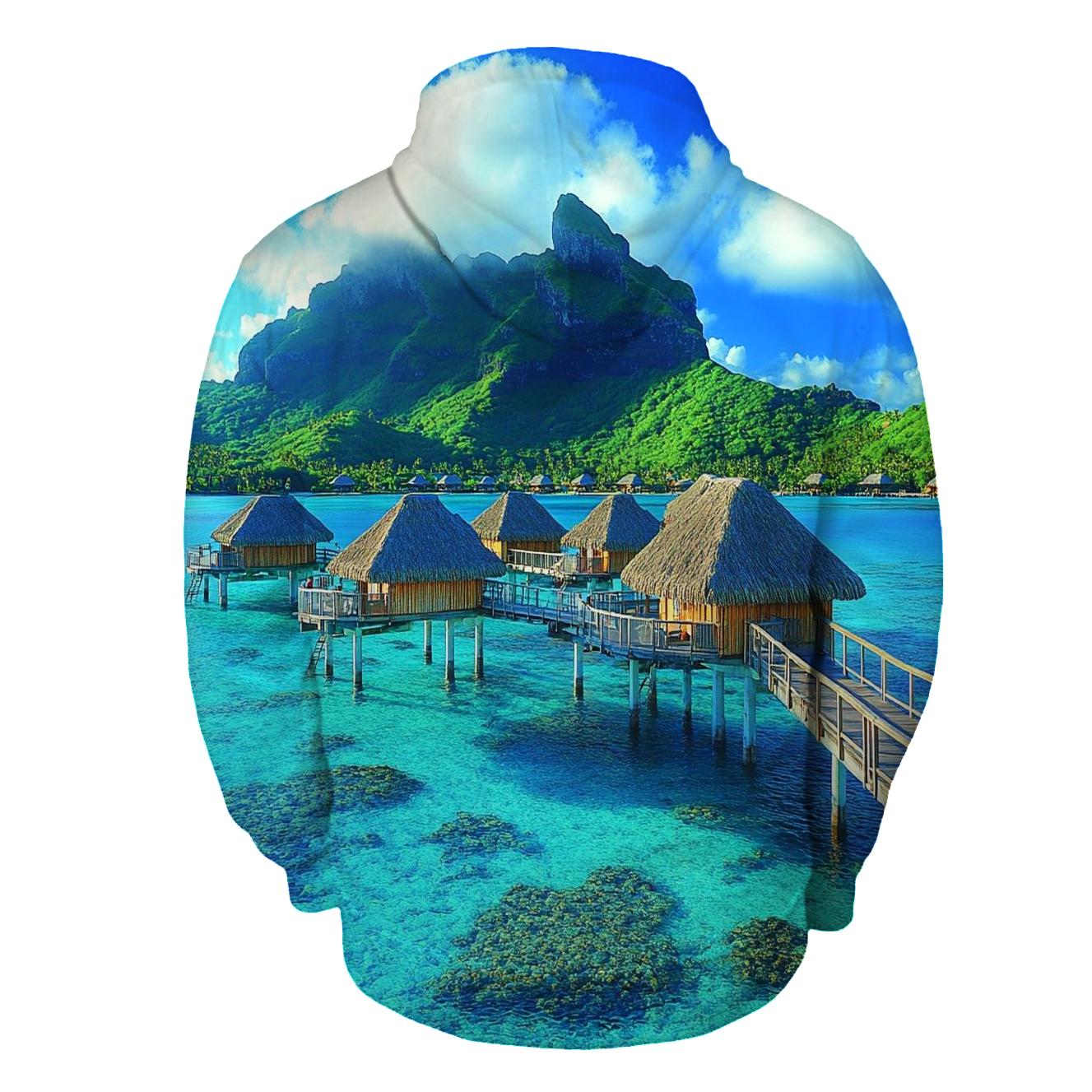 Bora Bora Lagoon Overwater Villas designer hoodies