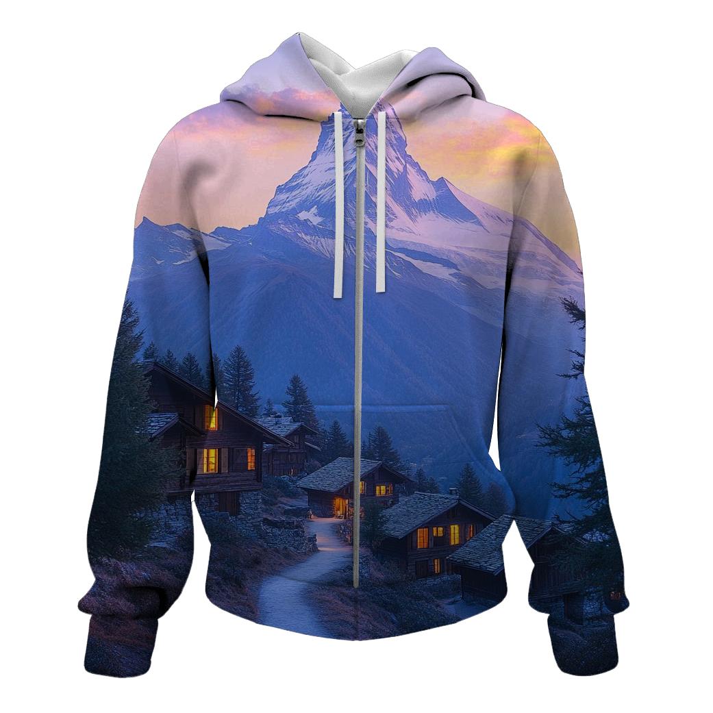 Matterhorn Peak Over Zermatt hoodie designs