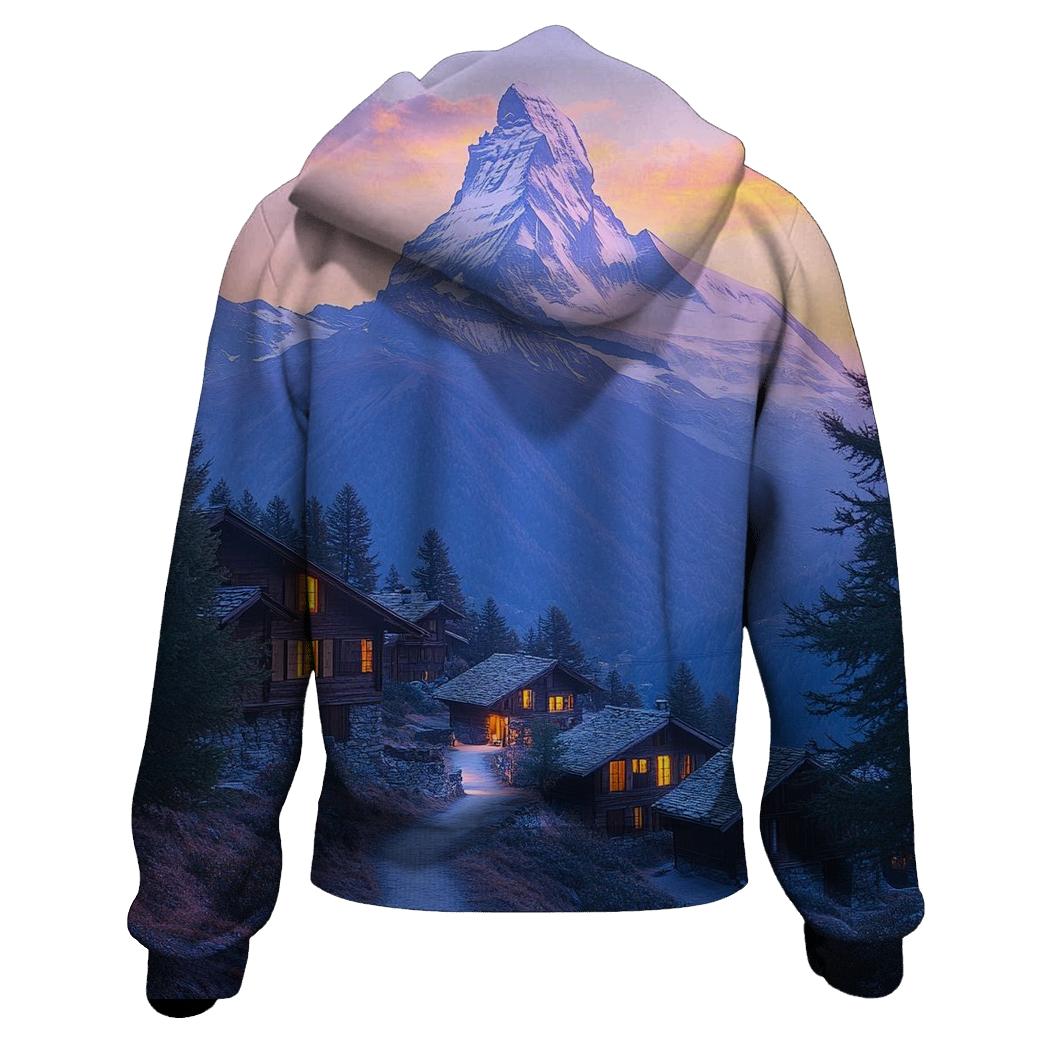 Matterhorn Peak Over Zermatt hoodie designs