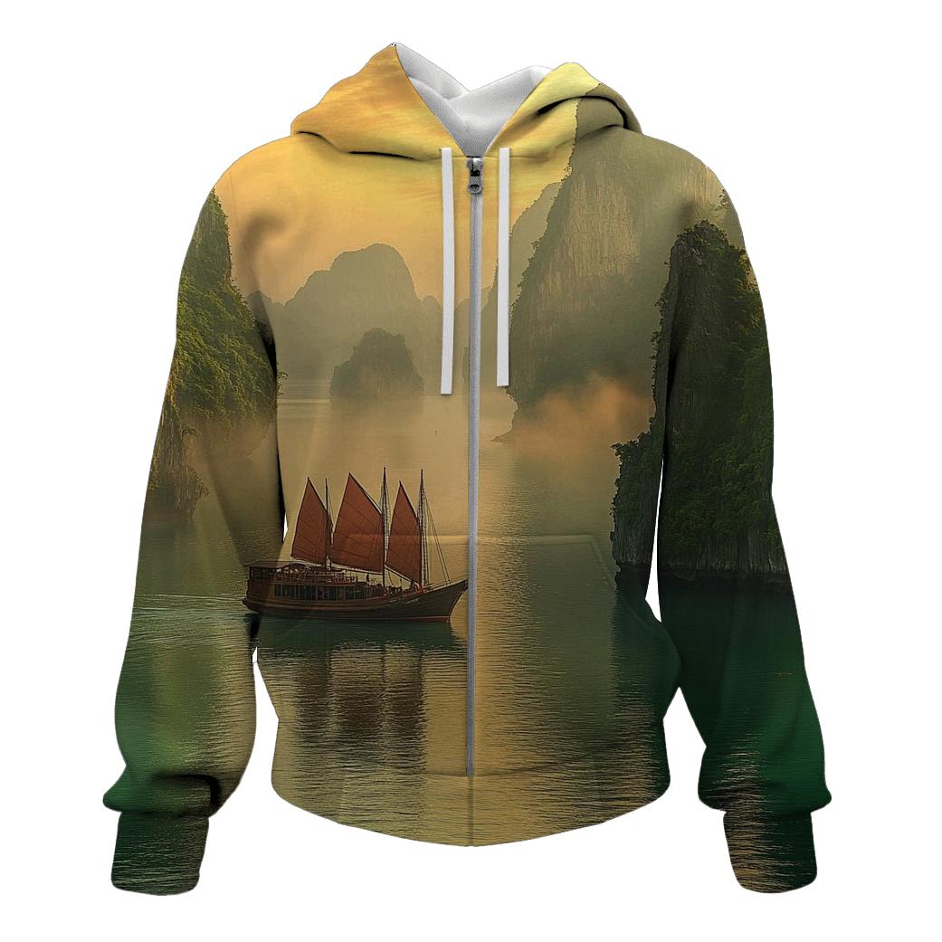 Ha Long Bay Limestone Isles heavyweight hoodies