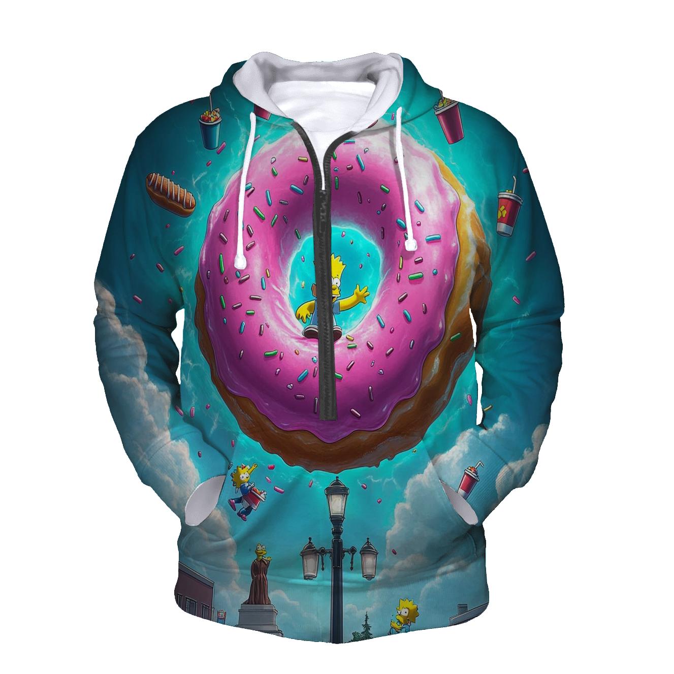 Donut Vortex Over Springfield hoodie styles