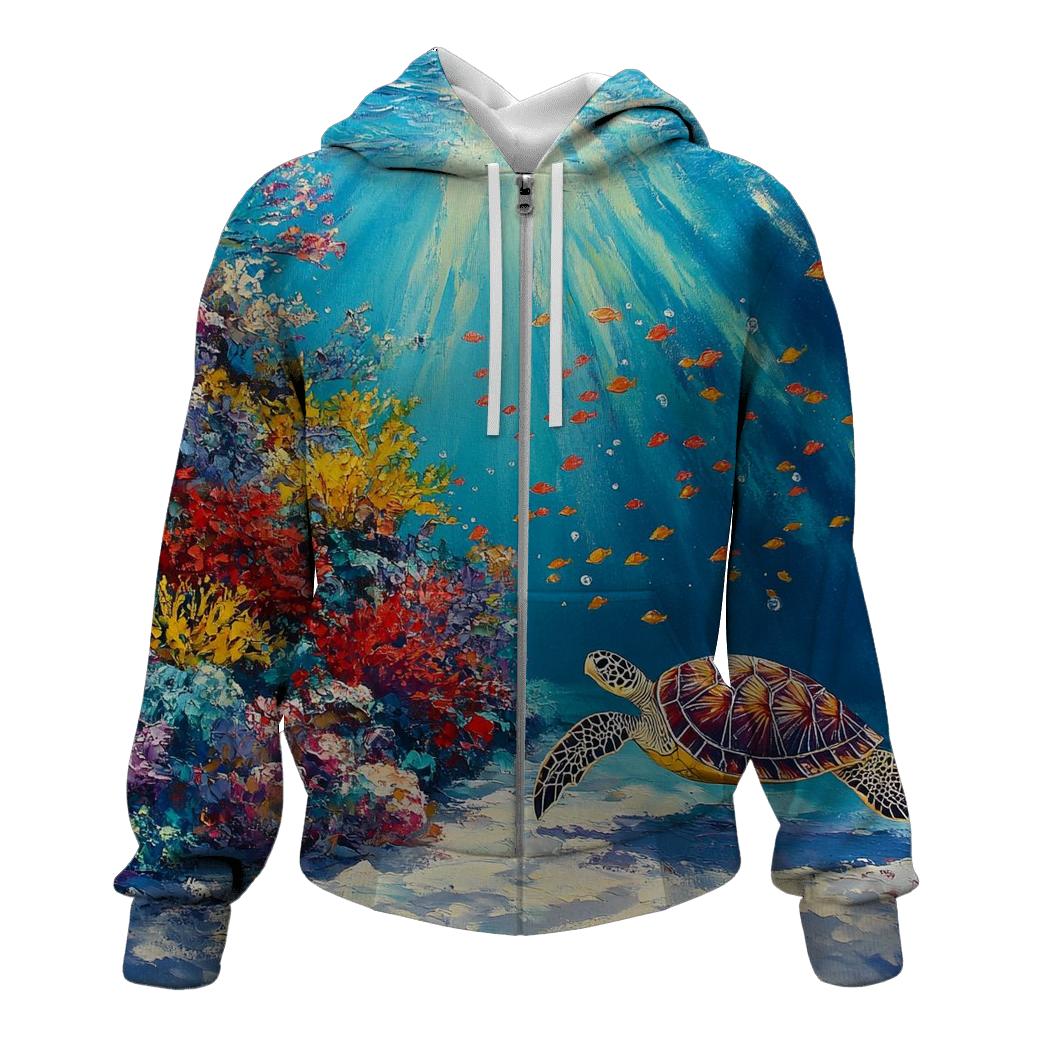 Great Barrier Reef Coral Garden hoodie designs