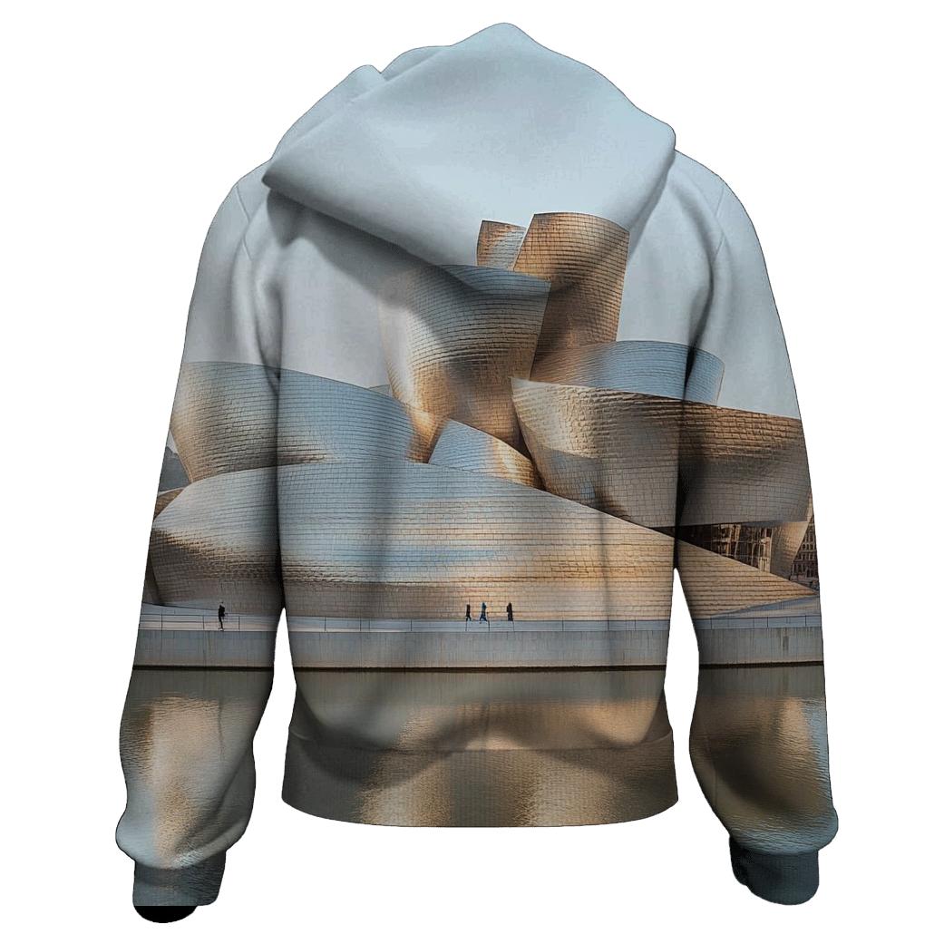 Guggenheim Museum Bilbao Curves custom hoodies