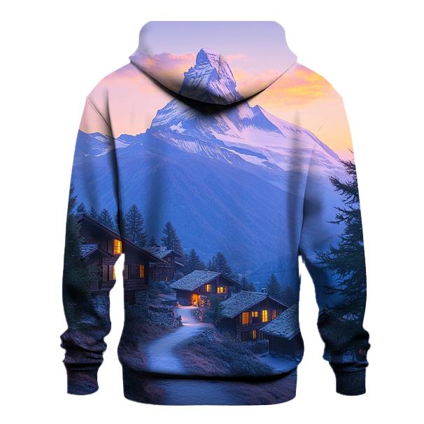 Matterhorn Peak Over Zermatt graphic hoodies