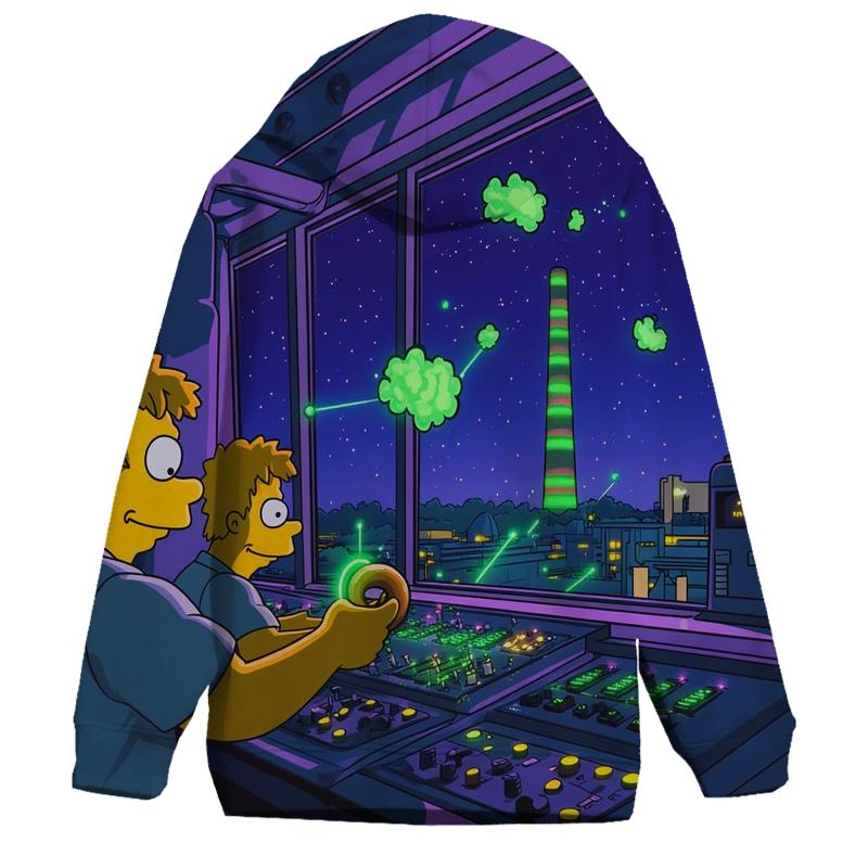 Nuclear Nightshift Neon Glow custom hoodies