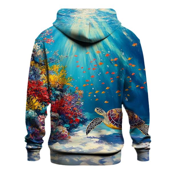 Great Barrier Reef Coral Garden premium hoodies
