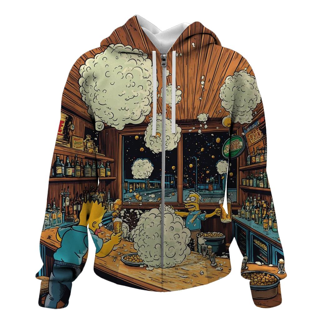 Moes Tavern Bubble Chaos lightweight hoodies