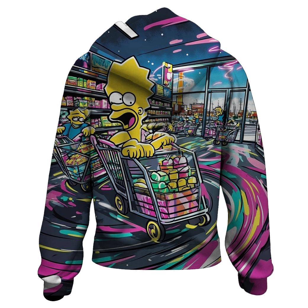 Kwik E Mart Midnight Rush pullover hoodies