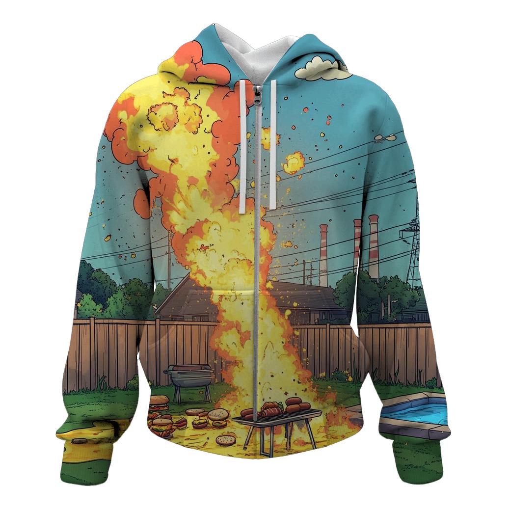 Springfield Backyard Barbecue Inferno pullover hoodies