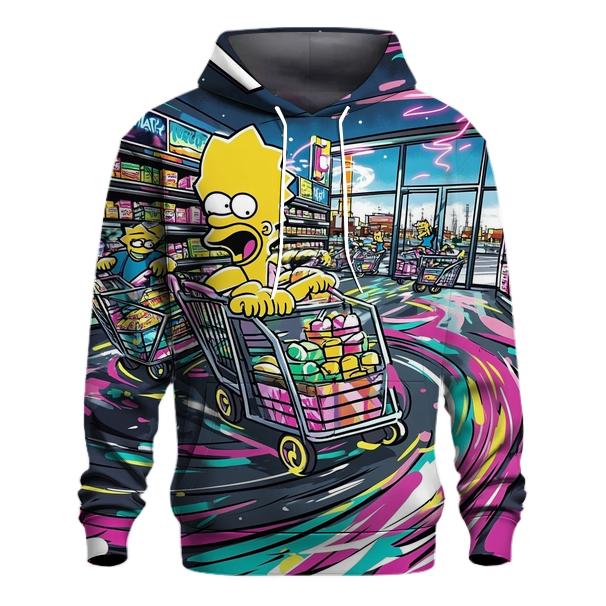 Kwik E Mart Midnight Rush graphic hoodies