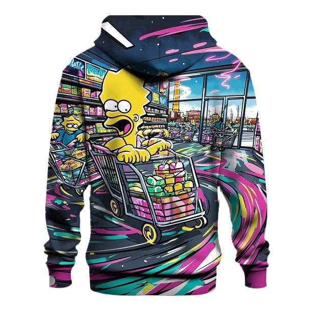 Kwik E Mart Midnight Rush graphic hoodies