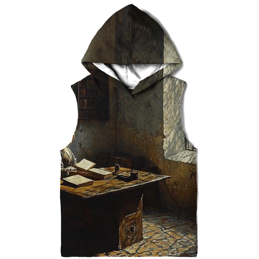 Vermeer Inspired Quiet Library Interior designer hoodies