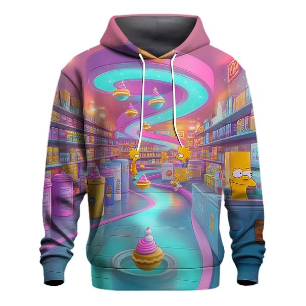 Kwik E Mart Dreamscape Aisles hoodie trends