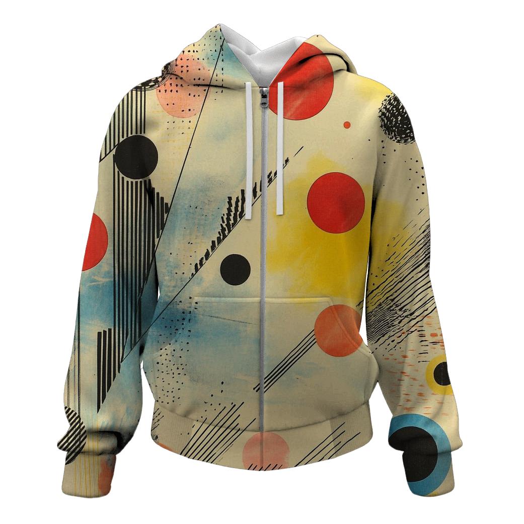 Kandinsky Inspired Abstract Weather Patterns hoodie trends