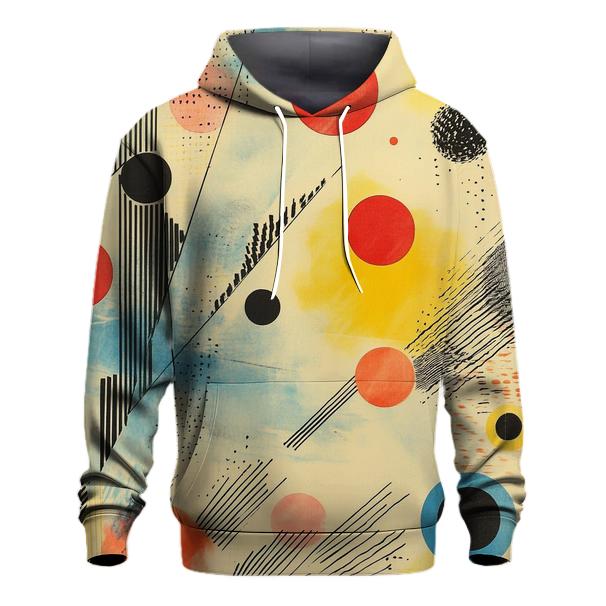 Kandinsky Inspired Abstract Weather Patterns premium hoodies