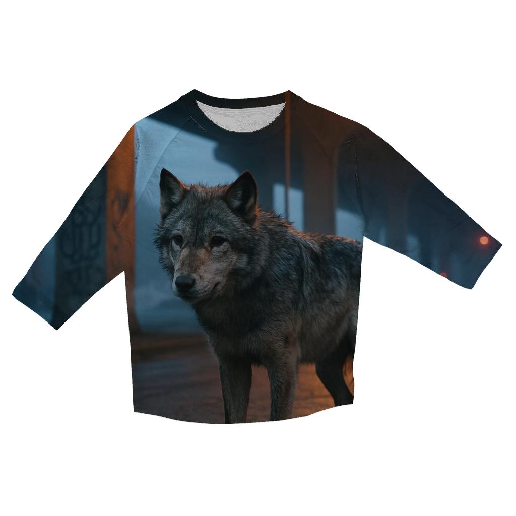 Urban Overpass Lone Wolf casual three quarter sleeve shirts