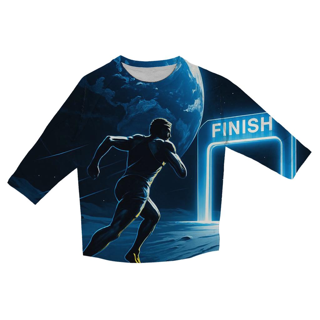 Lunar Marathon Finish Line fashion 3/4 sleeve shirts