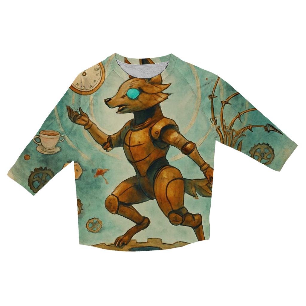 Chaotic Clockwork Menagerie cotton quarter sleeve shirts