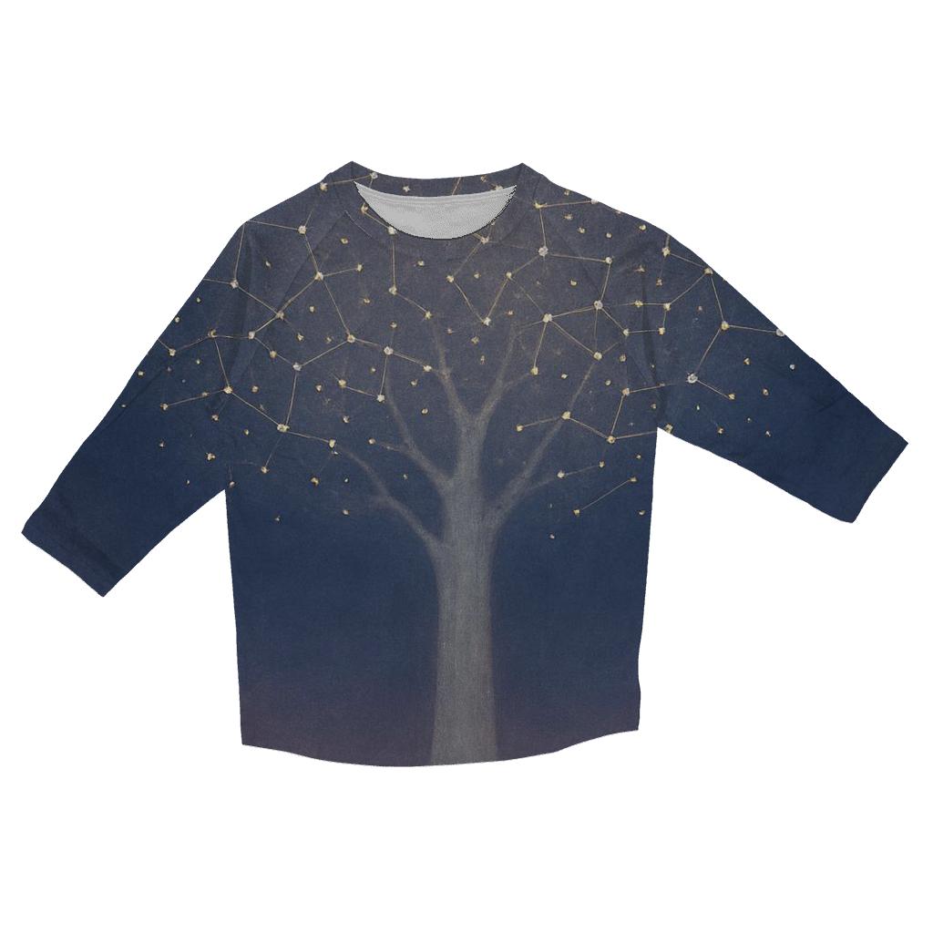 Tree Of Quiet Constellations fashion 3/4 sleeve shirts