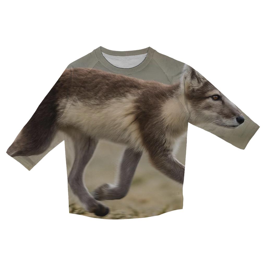 Tundra Run Arctic Fox Molt personalized 3/4 sleeve tees