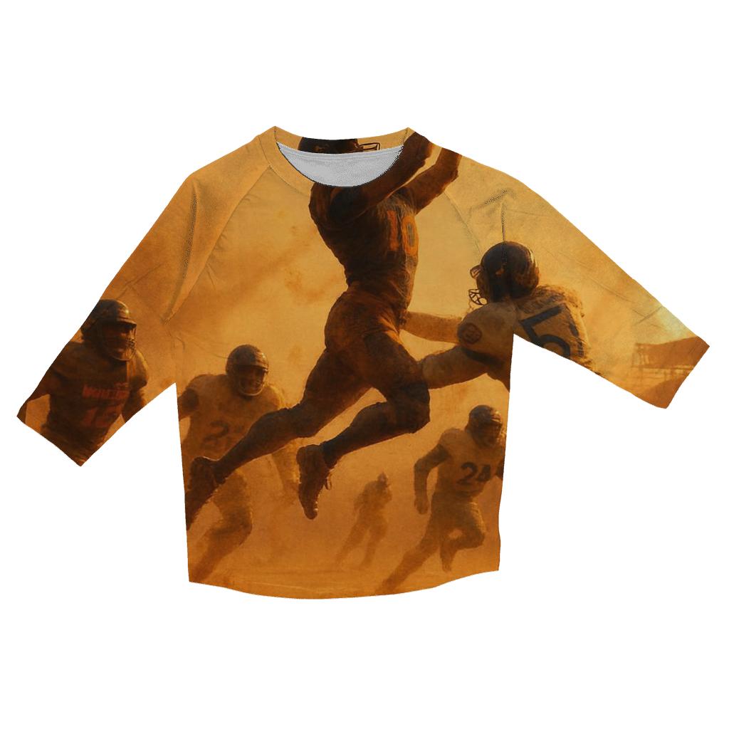 Desert Storm Gridiron Braves Against Cubs designer 3/4 sleeve blouses