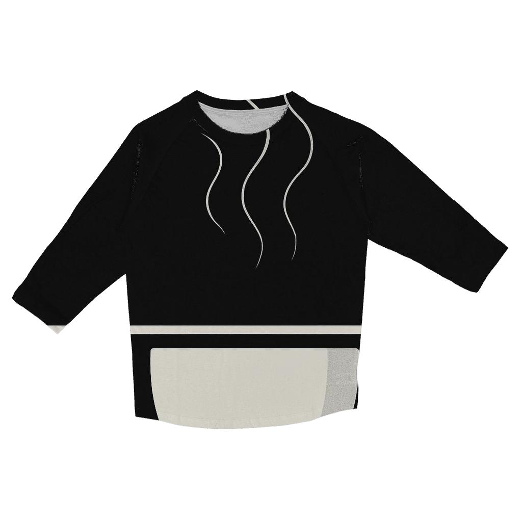 Minimal Crema Horizon personalized 3/4 sleeve tees