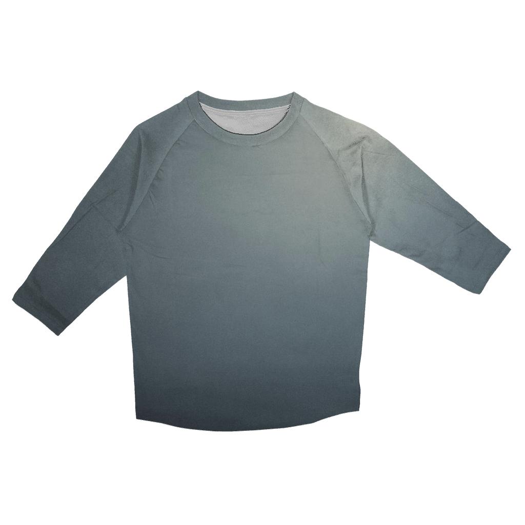 Lunar Mist Gradient casual three quarter sleeve shirts