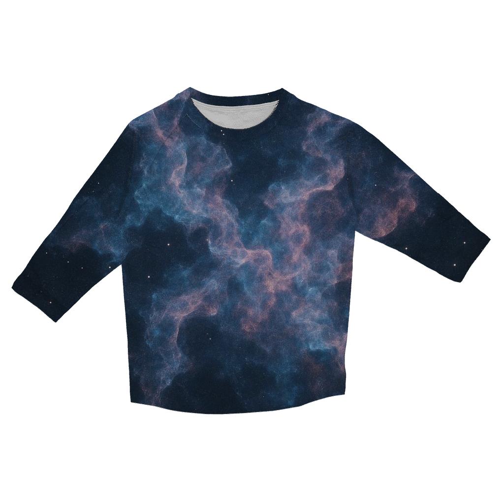 Nebula Filament Tangle trendy 3/4 sleeve tops