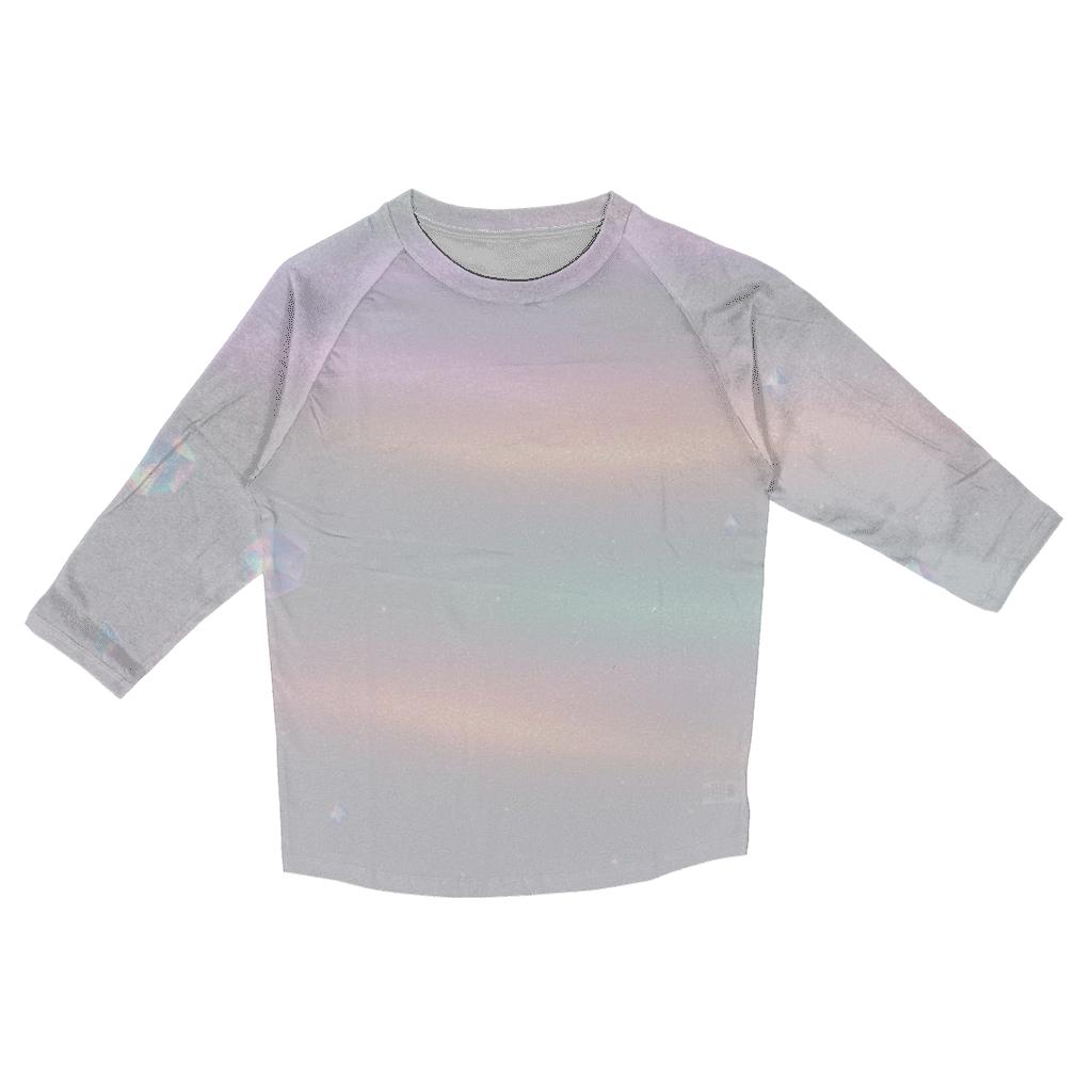 Pastel Aurora Gem Veil fashion 3/4 sleeve shirts