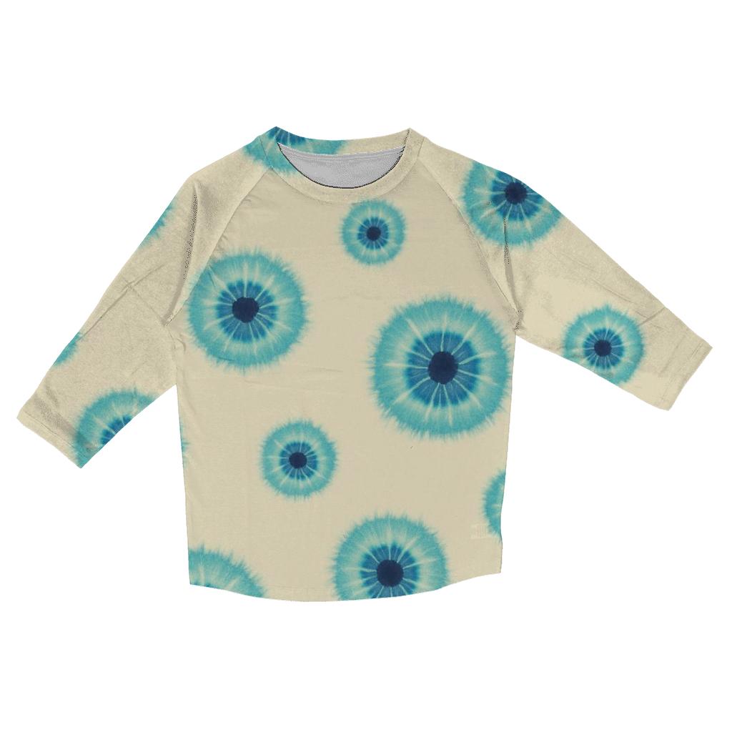 Aqua Kumo Spider Cluster custom 3/4 sleeve shirts