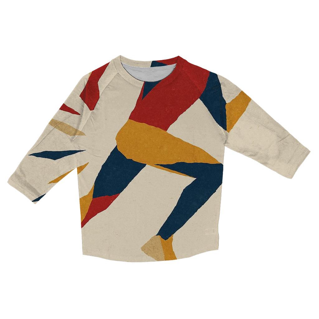 Kinetic Paper Collage Runner casual three quarter sleeve shirts