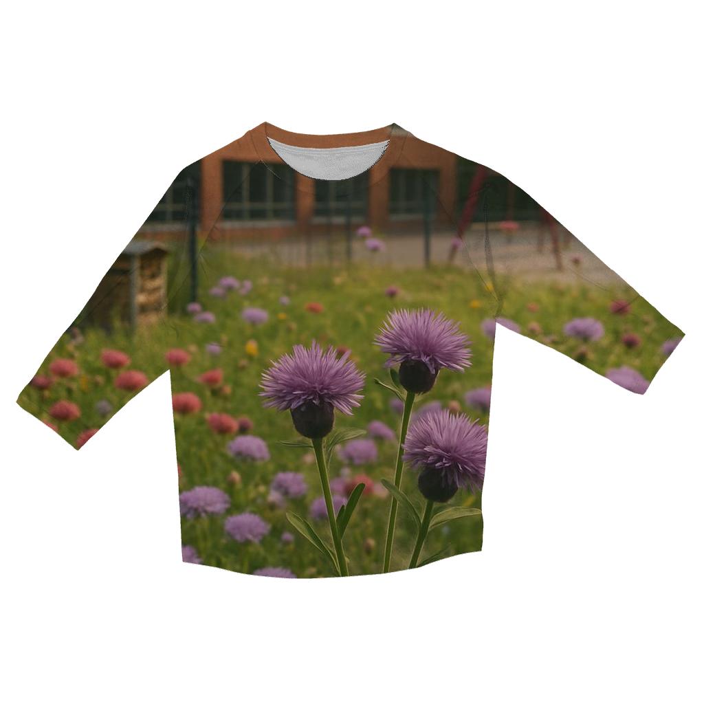 Bee Meadow Behind Urban School stylish quarter sleeve tops